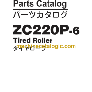 Hitachi ZC220P-6 Tired Roller (PTACA0-1-1) Parts Catalog