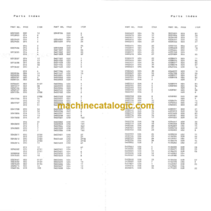 Hitachi KH180-3 Equipment Components Parts Catalog