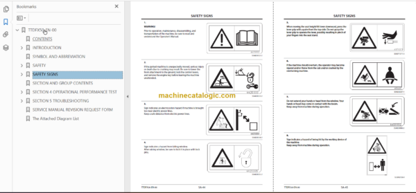 Hitachi ZC220P-6 Tired Roller Technicial and Workshop Manual