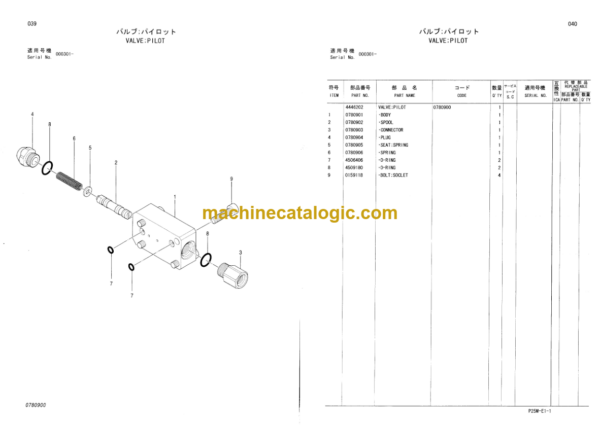 Hitachi Sumitomo SCX900HD-C Equipment Components Parts Catalog