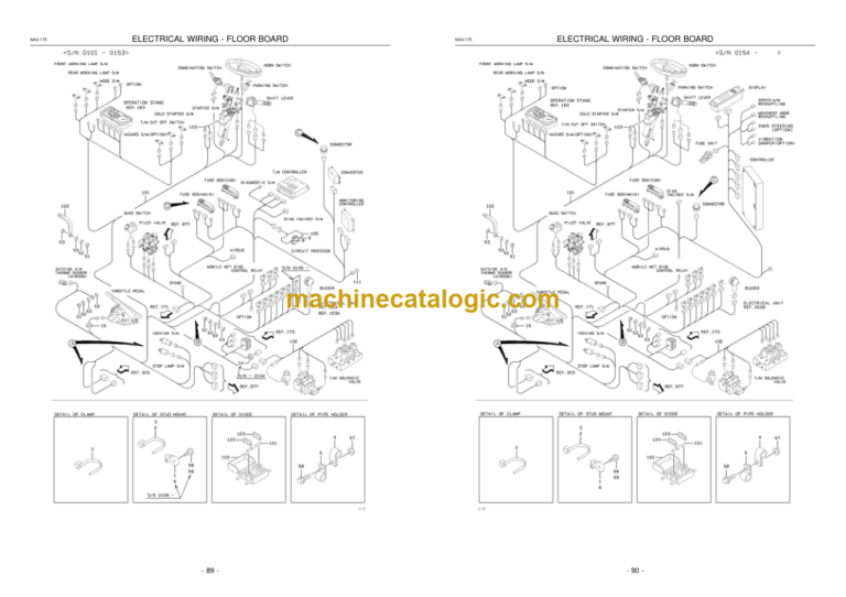 Hitachi ZW550-G Wheel Loader Parts Catalog