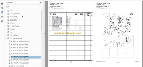 Hitachi ZW330-5B Wheel Loader Parts Catalog