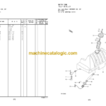 Hitachi ZC50C 50T Vibratory Roller Parts Catalog