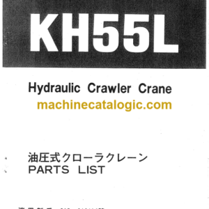 Hitachi KH55L Parts Catalog Serial No.0101-