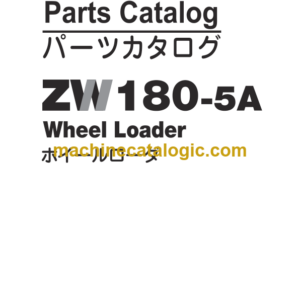 Hitachi ZW180-5A Wheel Loader Parts Catalog