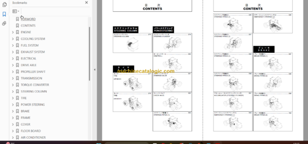 Hitachi ZW310 Wheel Loader Parts Catalog