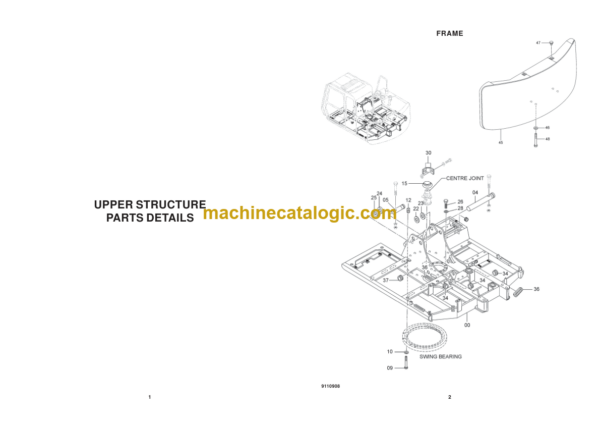 TATA Hitachi EX-70 Hydraulic Excavator Parts Catalog