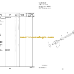 Hitachi ZC220P-6 Tired Roller Equipment Components Parts Catalog