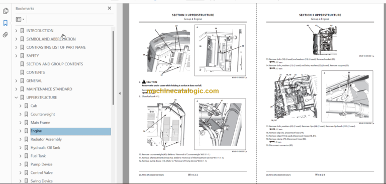 Hitachi ZX135W-7 Technical and Workshop Manual