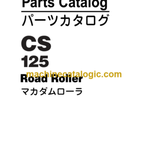 Hitachi CS125 Road Roller Parts Catalog