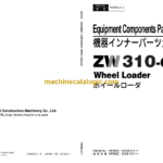 Hitachi ZW310-6 Wheel Loader Equipment Components Parts Catalog (PNFB50-E1-1)