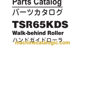 Hitachi TSR65KDS Walk-behind Roller Parts Catalog