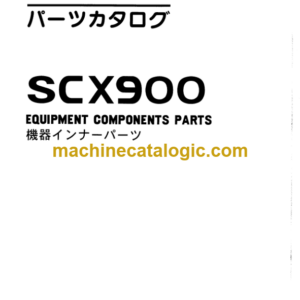 Hitachi Sumitomo SCX900 Equipment Components Parts Catalog