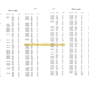 Hitachi KH180-3 Tower Crane Parts Catalog Serial No.0855-