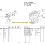 Hitachi ZW100-G Wheel Loader Engine Parts Catalog Parts Catalog