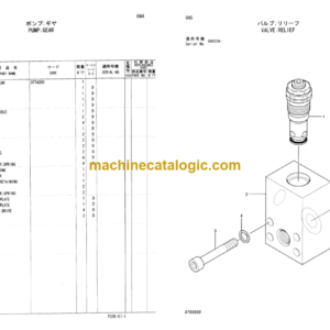 Hitachi Sumitomo SCX900 Equipment Components Parts Catalog