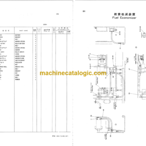 Hitachi KH180-2S Hydraulic Crawler Crane Parts Catalog