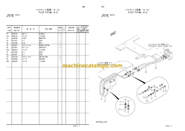 Hitachi Sumitomo SCX700 Crawler Crane Parts Catalog