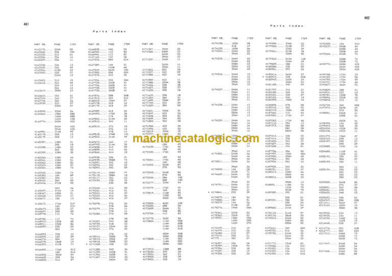Hitachi KH180-3 Crawler Crane Parts Catalog