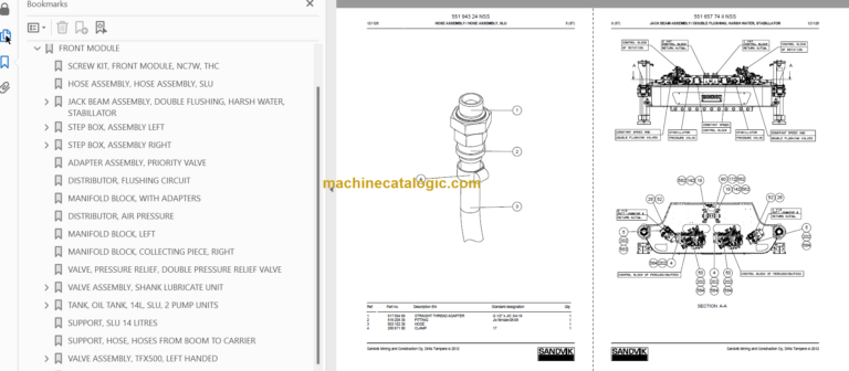 Sandvik DD421-60 Parts Manual Serial No. 112D20859-1