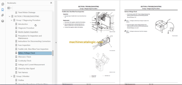 Hitachi ZX85USB-5A Technical and Workshop Manual