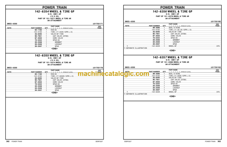Caterpillar 12H Motor Grader Parts Manual
