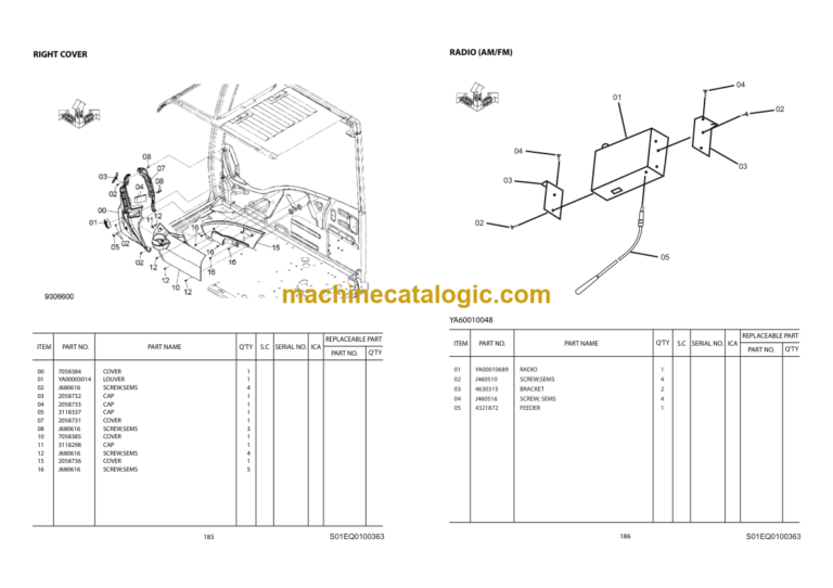 Hitachi ZAXIS 470H GI-SERIES Hydraulic Excavator Parts Catalog