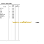 TATA Hitachi EX-70 Hydraulic Excavator (910100220227) Parts Catalog