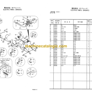 Hitachi CP210 Tired Roller Parts Catalog