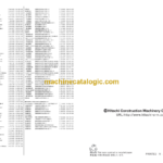 Hitachi ZW100-G Wheel Loader Engine Parts Catalog Parts Catalog