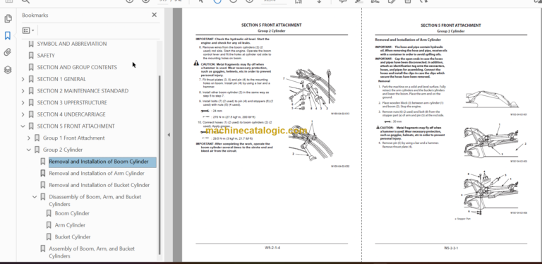 Hitachi ZX140H Technical and Workshop Manual