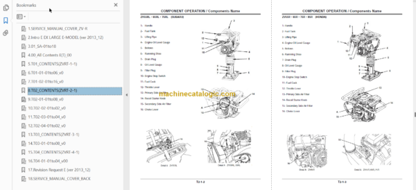 Hitachi ZH210LC-5B Hybrid Excavator Technicial and Workshop Manual