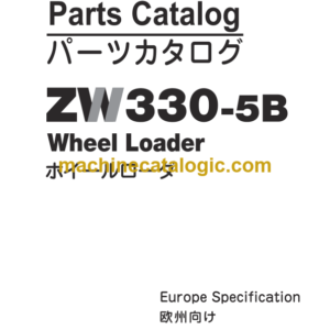 Hitachi ZW330-5B Wheel Loader (PNGB-1-1) Parts Catalog