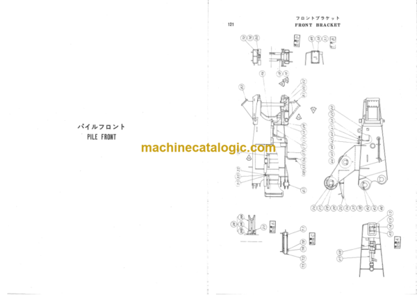 Hitachi KH500L-PD Pile Driver Parts Catalog