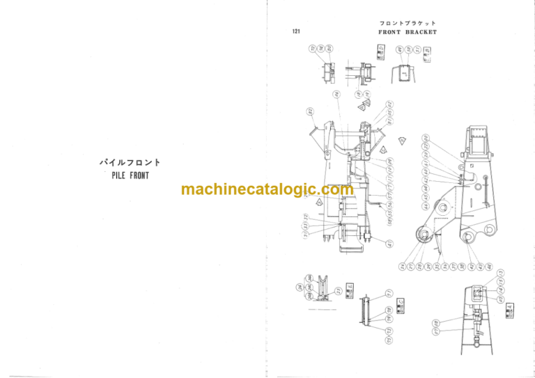 Hitachi KH500L-PD Pile Driver Parts Catalog