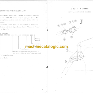 Hitachi KH180-70Q Parts Catalog