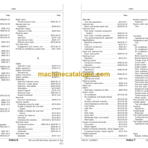 John Deere 325 and 328 Skid Steer Loader Operation and Test Technical Manual