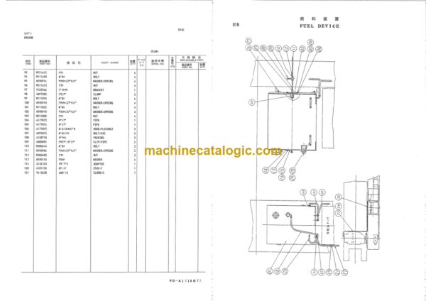 Hitachi KH500L-PD Pile Driver Parts Catalog
