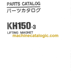 Hitachi KH150-3 LIFTING MAGNET Parts Catalog