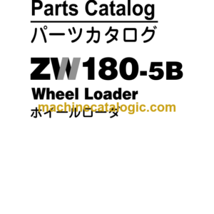 Hitachi ZW180-5B Wheel Loader Parts Catalog