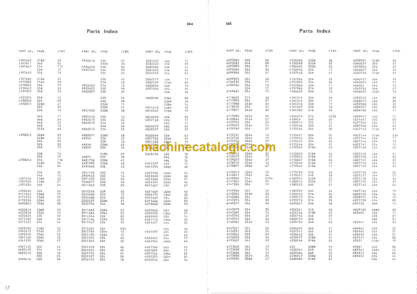 Hitachi KH150-3 LIFTING MAGNET Parts Catalog