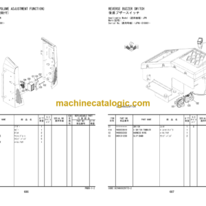 Hitachi ZW180-5B Wheel Loader Parts Catalog