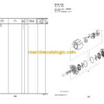 Hitachi ZC220P-5 Tired Roller Equipment Components Parts Catalog