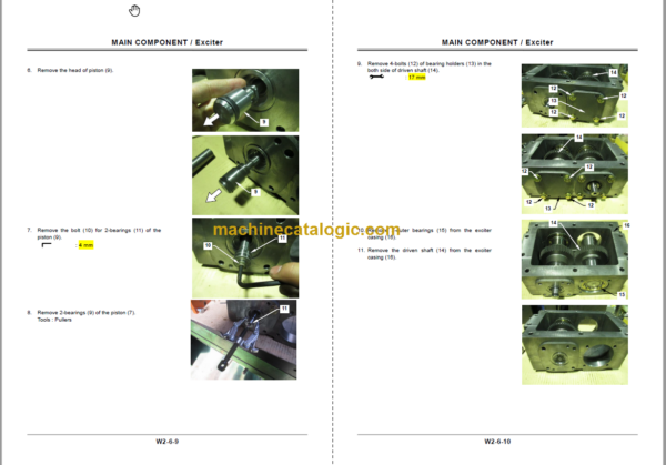 Hitachi ZV55R Vibratory Rammer Technicial and Workshop Manual