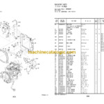 Hitachi ZC50C-5 ZC50T-5 Vibratory Roller Parts Catalog