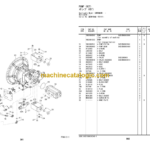 Hitachi ZC220P-5 Tired Roller Equipment Components Parts Catalog