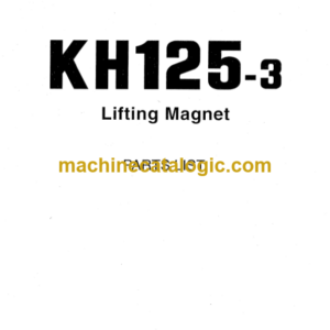 Hitachi KH125-3 Lifting Magnet Parts Catalog