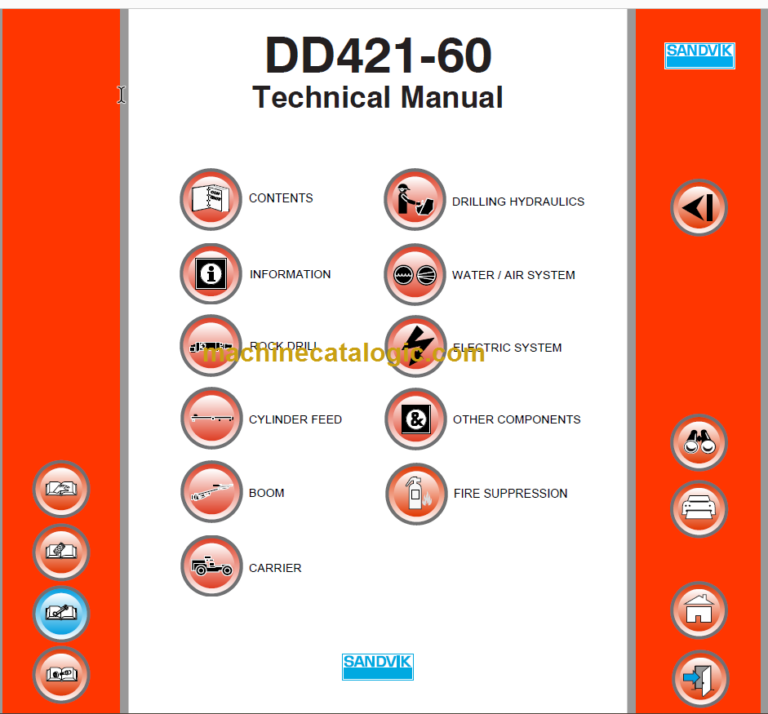 Sandvik DD421-60 Workshop Manual Serial No. 112D20859-1
