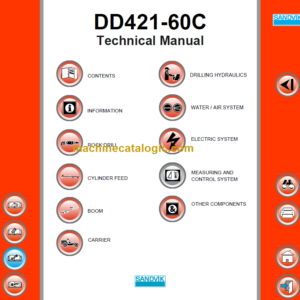 Sandvik DD421-60C Drill Rig Workshop Manual Serial No. 116D43797-1