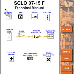 SOLO 7-15 F Workshop Manual Serial No. 105A8493-1